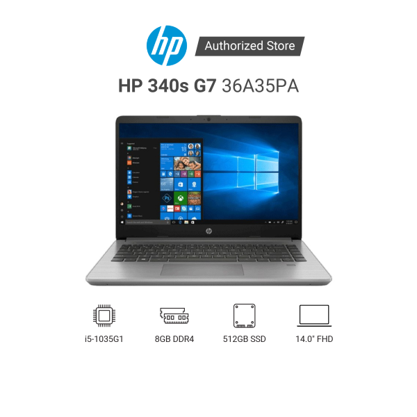 Bảng giá [VOUCHER 2 TRIỆU] Laptop HP 340s G7 (36A35PA) i5 1035G1 | 8GB RAM | 512GB SSD | 14 FHD | Win 10 | Xám Phong Vũ