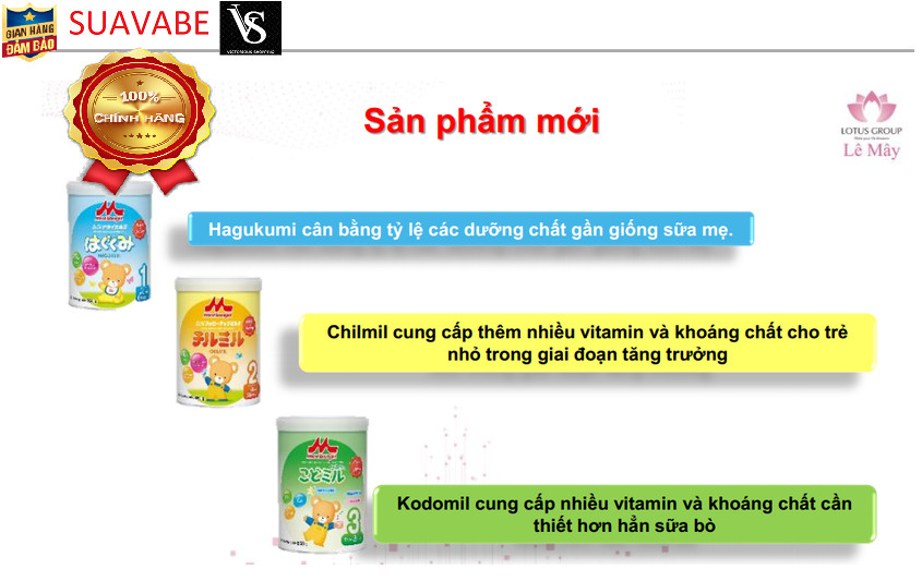 Sữa Morinaga Kodomil số 3 vị vani (216g)