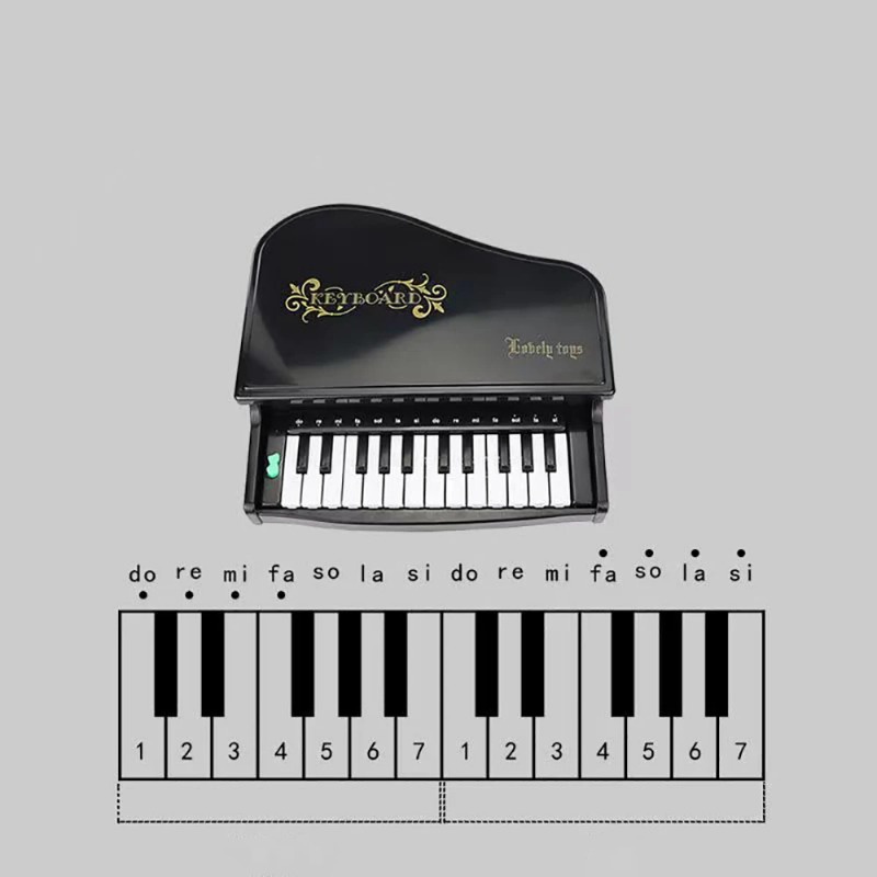 Mini Keyboard Piano with Lights for Kids - Educational Toy Music Instrument for Children 3-8 Years