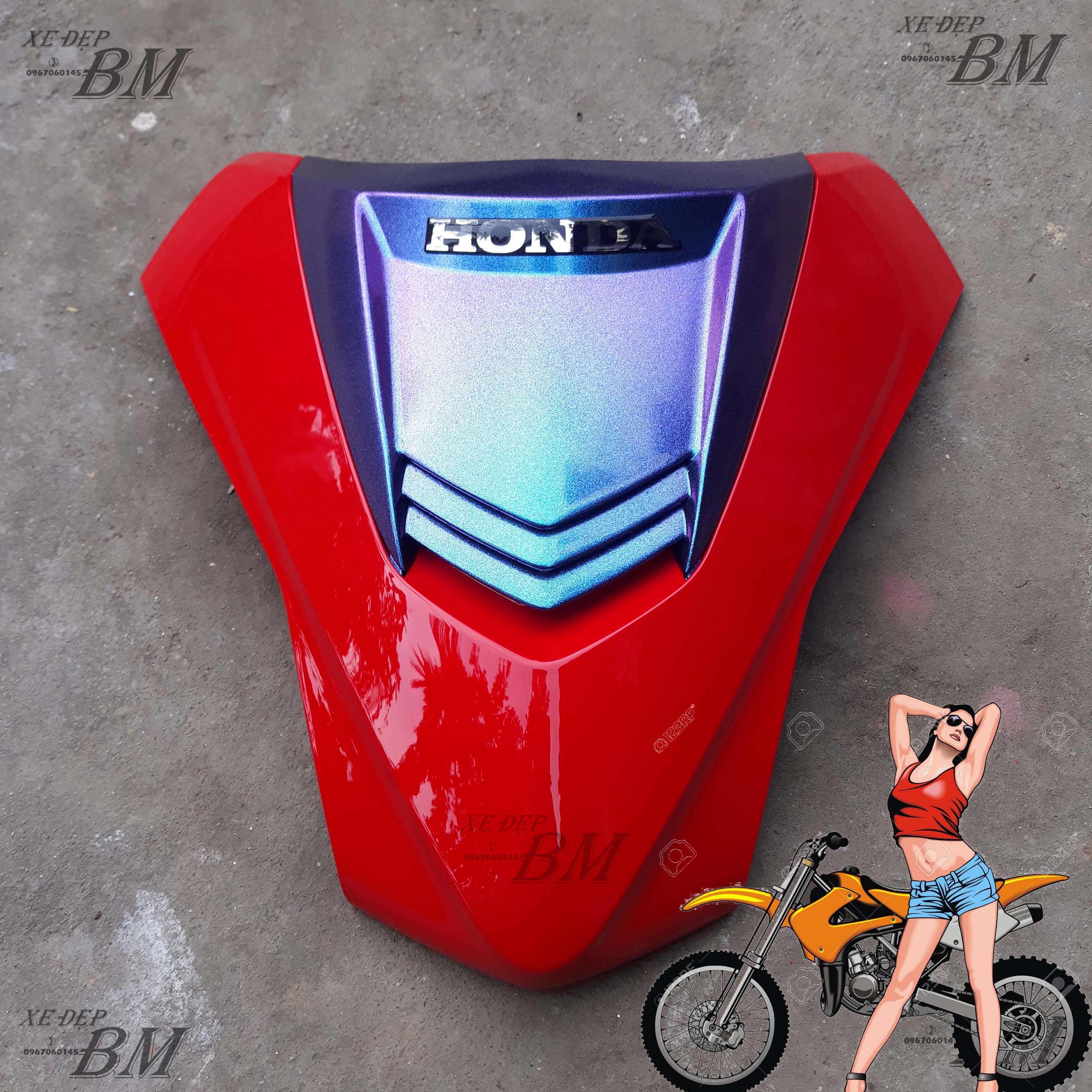 mặt nạ 2 tầng đỏ titan