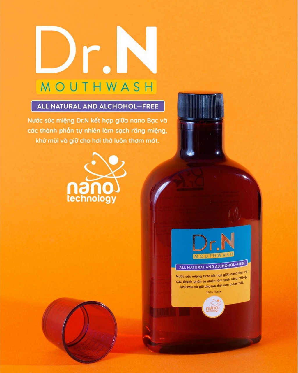 Nước súc miệng Nano bạc Dr.N 350ml
