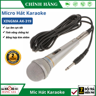 Micro Karaoke XINGMA AK-319 Chuyên Nghiệp Có Dây - Hát Karaoke Phòng Thu thumbnail