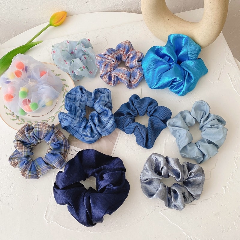 Cột tóc Scrunchies dễ thương nhiều mẫu 😍