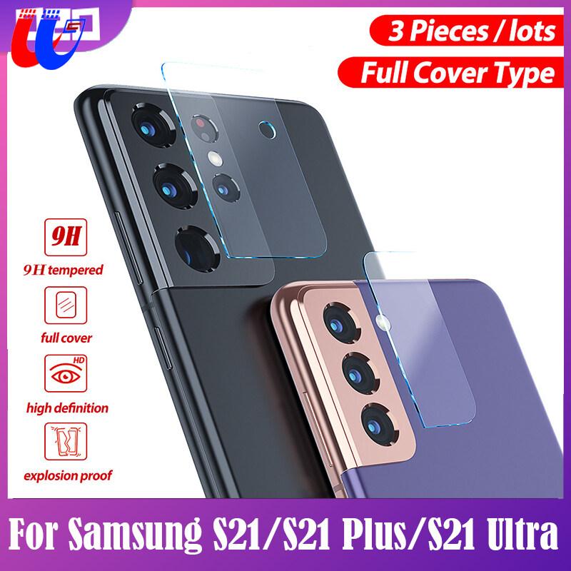 3-5Pcs For Samsung Galaxy S21 Ultra 2021 Camera Lens Protection Film Full Screen Lens Film For Samsung Galaxy S21 Plus S21 Ultra S21+ Backs Lens Tempered Glass Camera Protector Cover