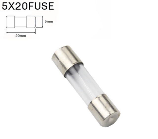 ( Hộp 100 Cái) Cầu Chì Ống 5X20Mm - 250V Các Loại