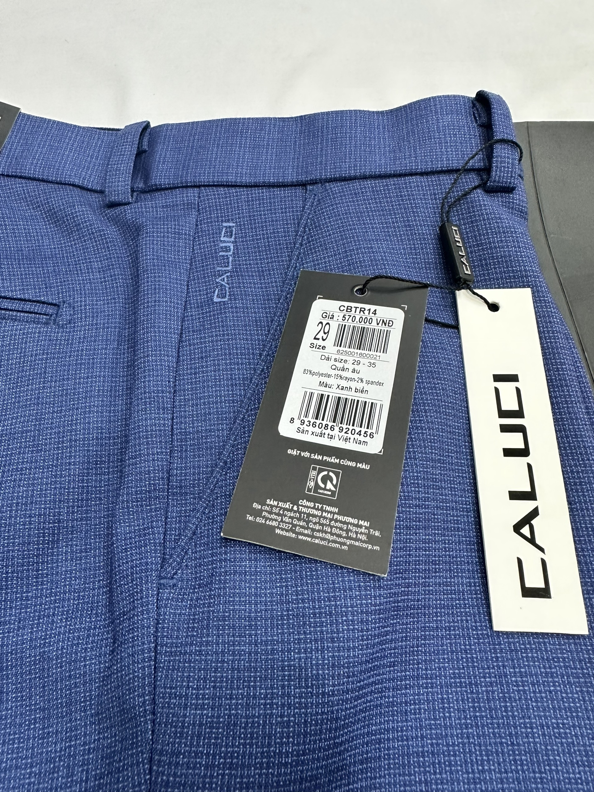 Quần tây (quần âu) CALUCI CBTR14