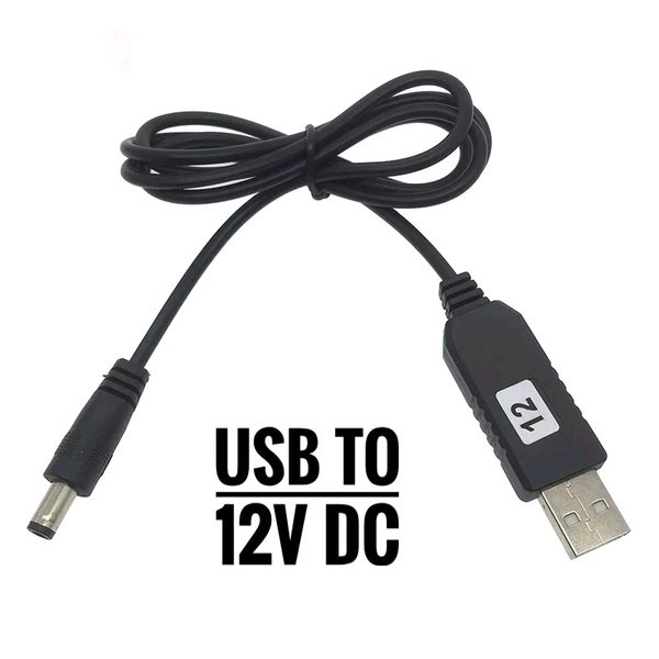 Cáp USB tăng áp (5V==>9V, 5V==>12V)(dây USB tăng áp)