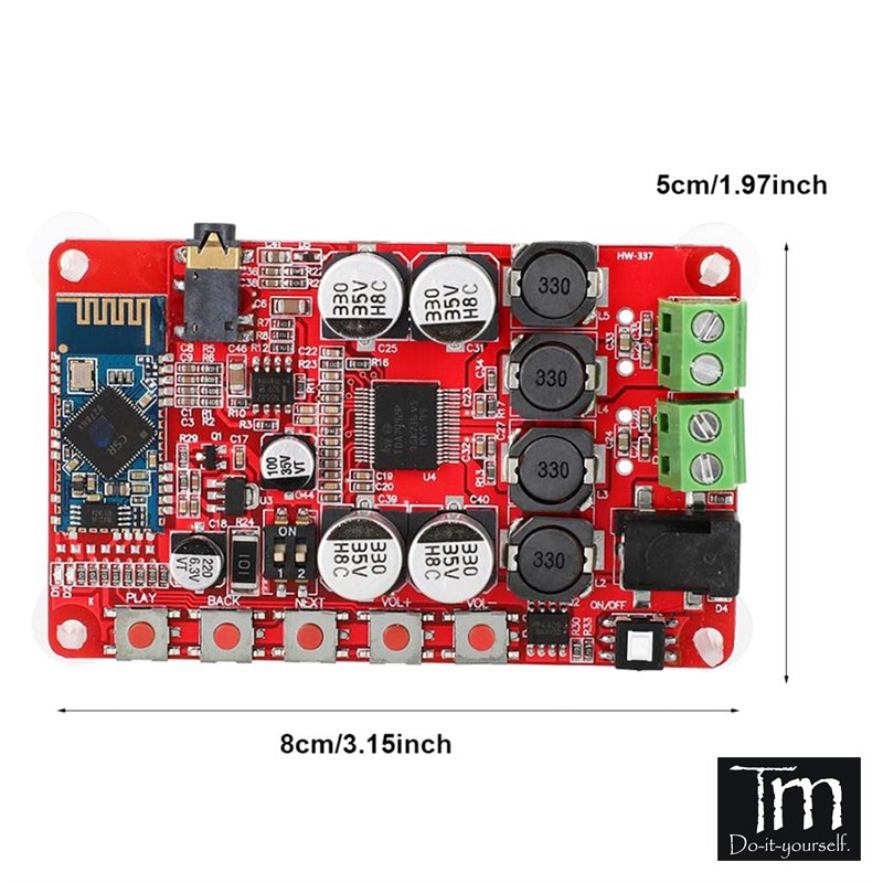 Mạch Khuếch Đại Âm Thanh Bluetooth 4.0 TDA7492P