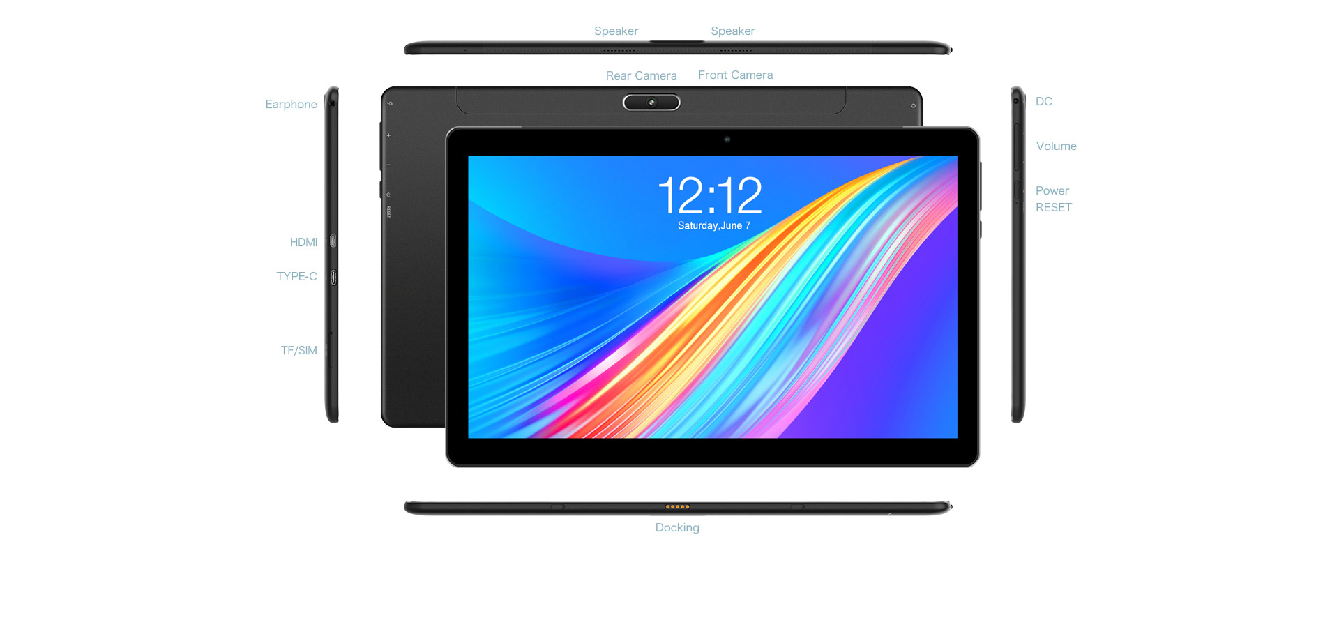 Tablet Teclast M16 kèm bàn phím (chip Helio X27/4GRam/128G Rom/11.6 inch Full HD/ 4G LTE)