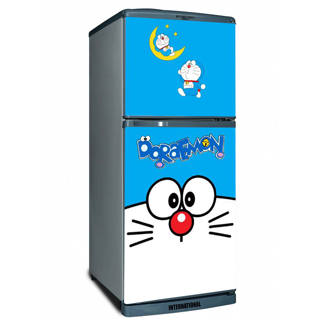 [HCM]Decal dán trang trí tủ lạnh Doraemon Mẫu 2