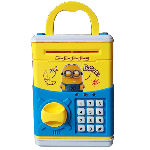 [HCM]Két sắt mini thông minh vui vẻ cho bé có nhạc tự nuốt tiền Loại Lớn (nhiều hình)