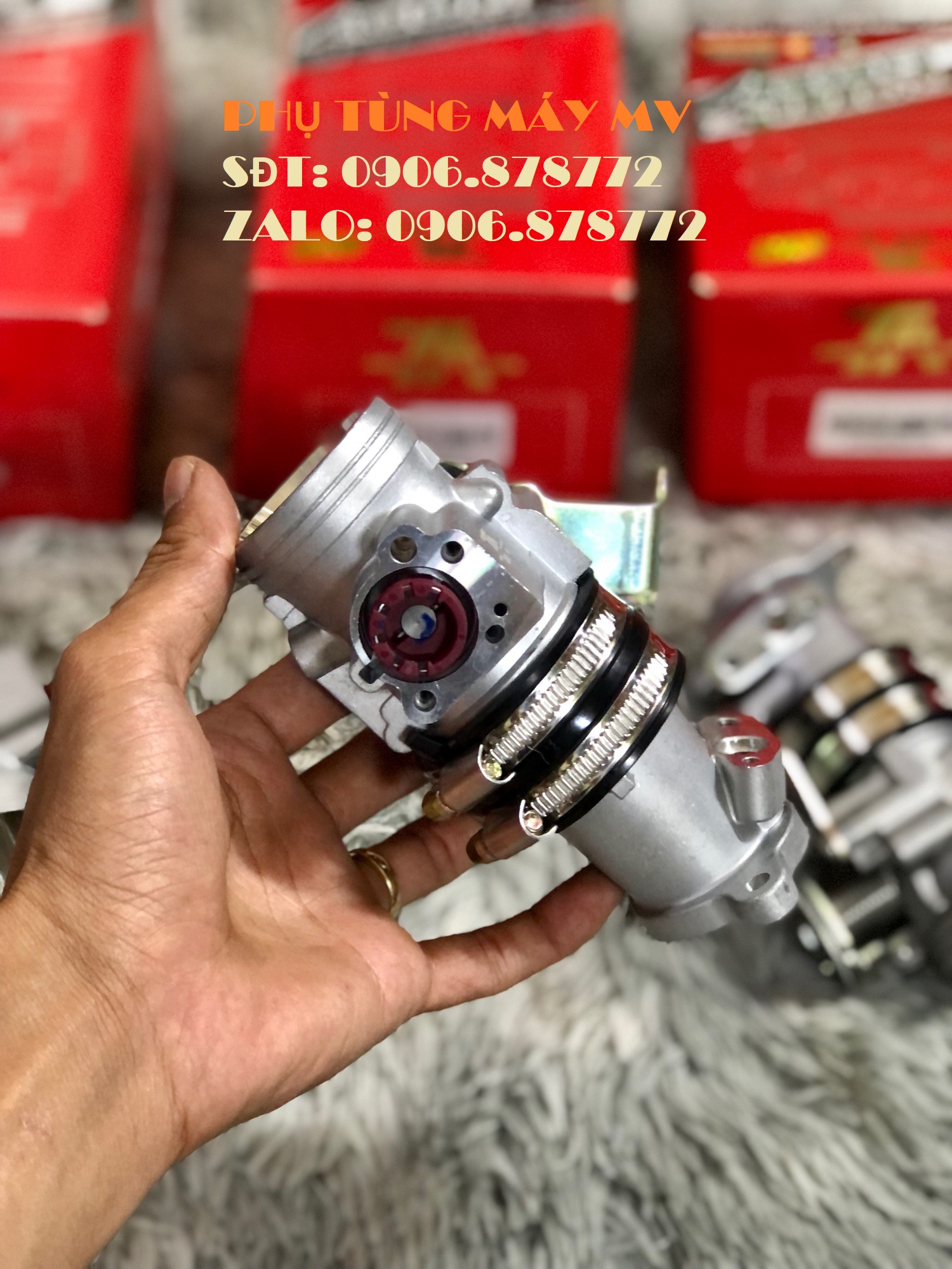 Họng xăng TA size 34.36.38.40mm cho RAIDER/SATRIA