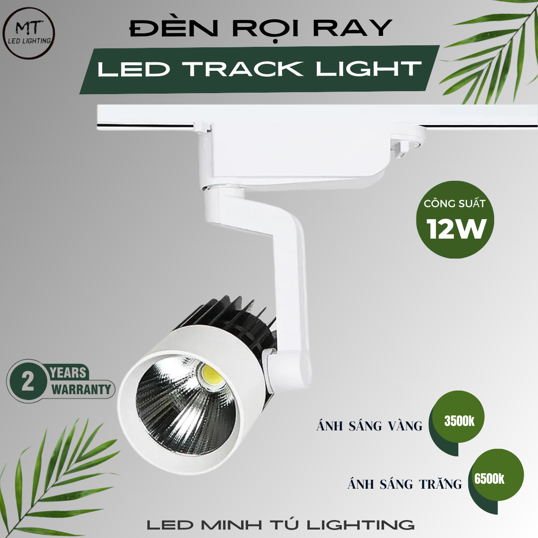 Đèn rọi ray COB 20w - 30w [Led Minh Tú]