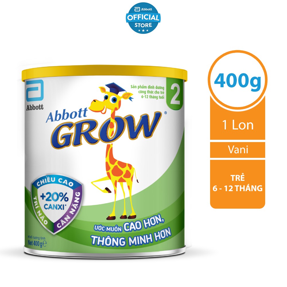 Sữa bột Abbott Grow 2 400g HSD 2024