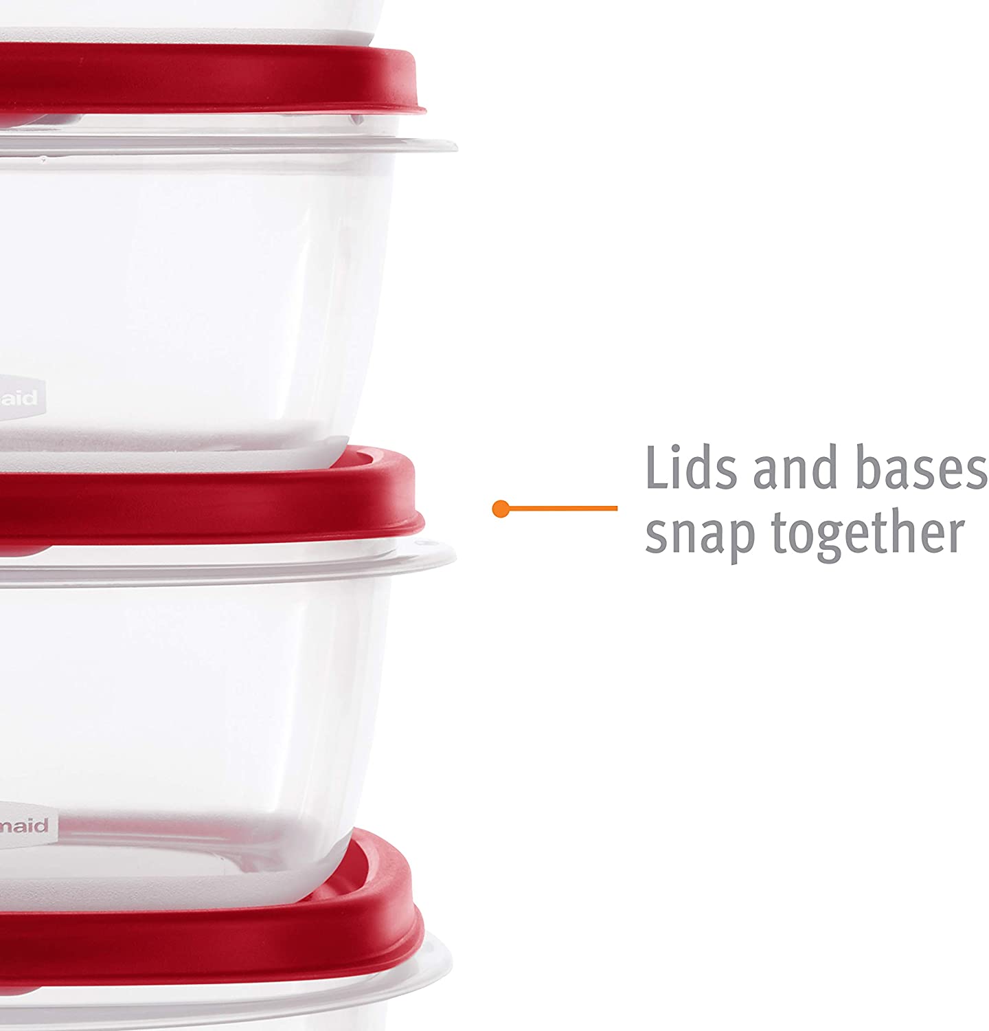 [HCM] Bộ 20 hộp Rubbermaid Easy Find Lids (40 món)