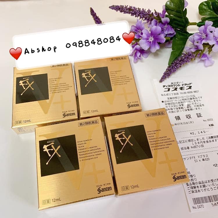 Nhỏ mắt màu vàng FX neo V+ Nhật bản