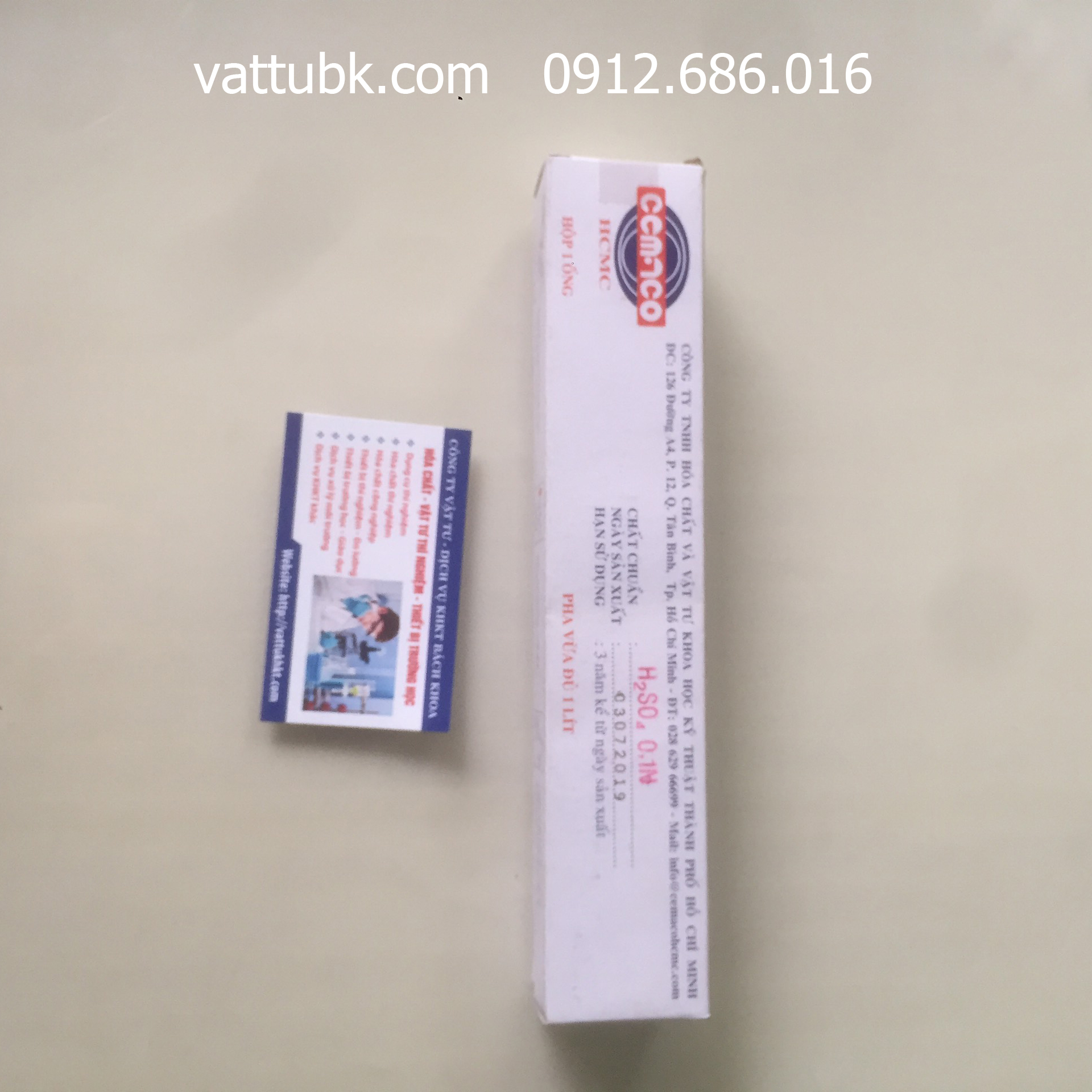 Ống chuẩn H2SO4 0.1N