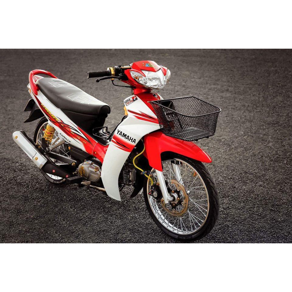 Tem trùm Sirius đỏ trắng rc, team trùm sirius đẹp, độ tem sirius, tem dán xe máy sirius, decal sirius, tem trùm sirius rẻ đẹp