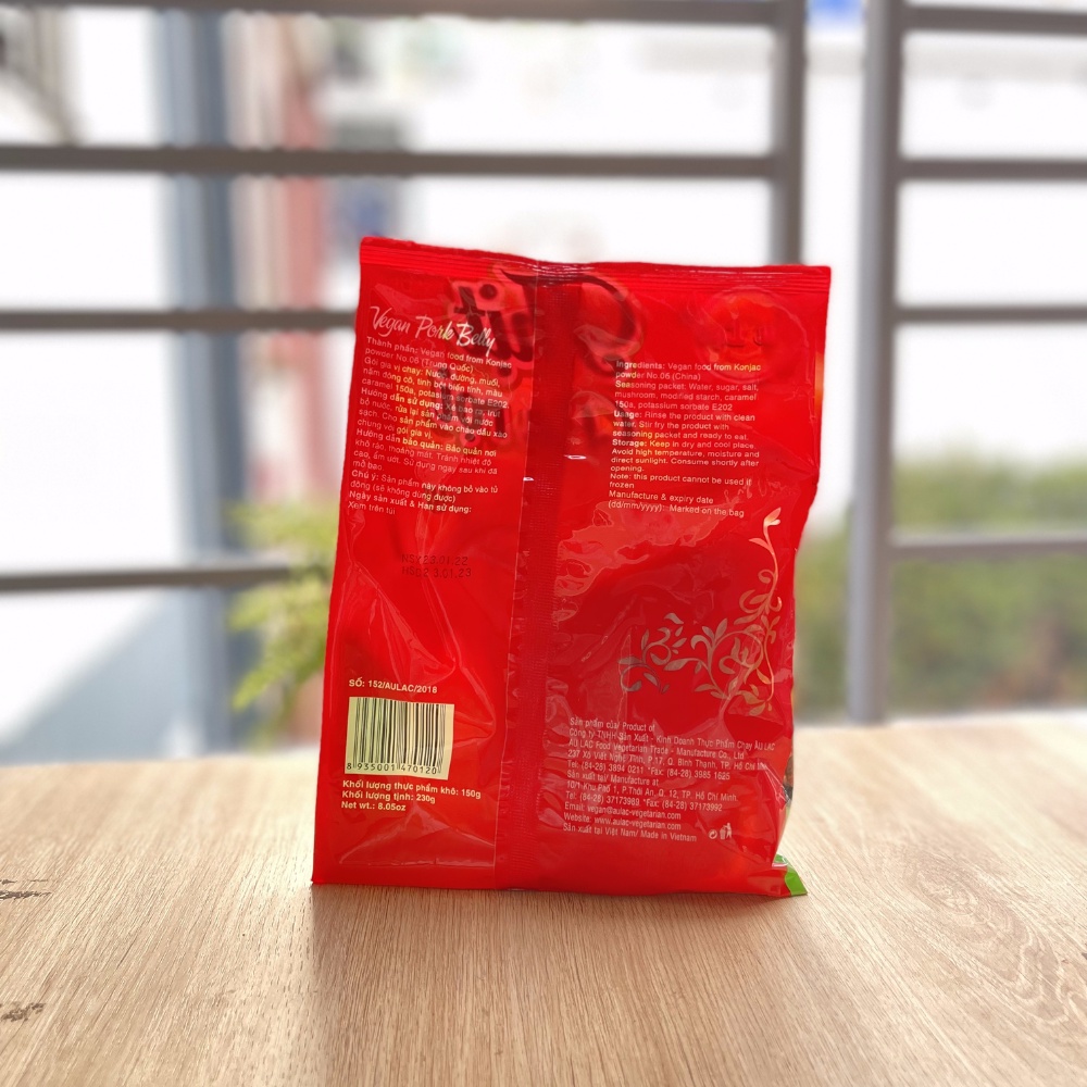 Thịt Ba Rọi Chay 230g - Thực Phẩm Chay Âu Lạc, Đồ Chay
