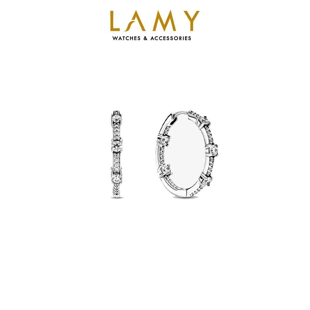 Khuyên tai nữ cde hoops timeless earrings cde3032 - khuyên tai bạc cao cấp s925 ale