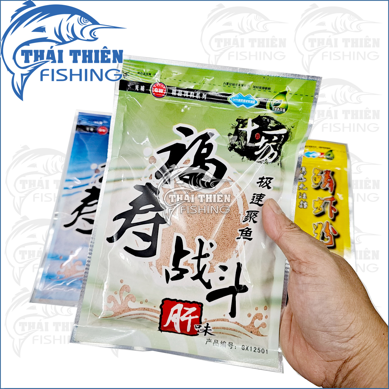 Mồi Đông Lạnh Câu Rô Phi GW Vị Tanh, Tôm, Gan