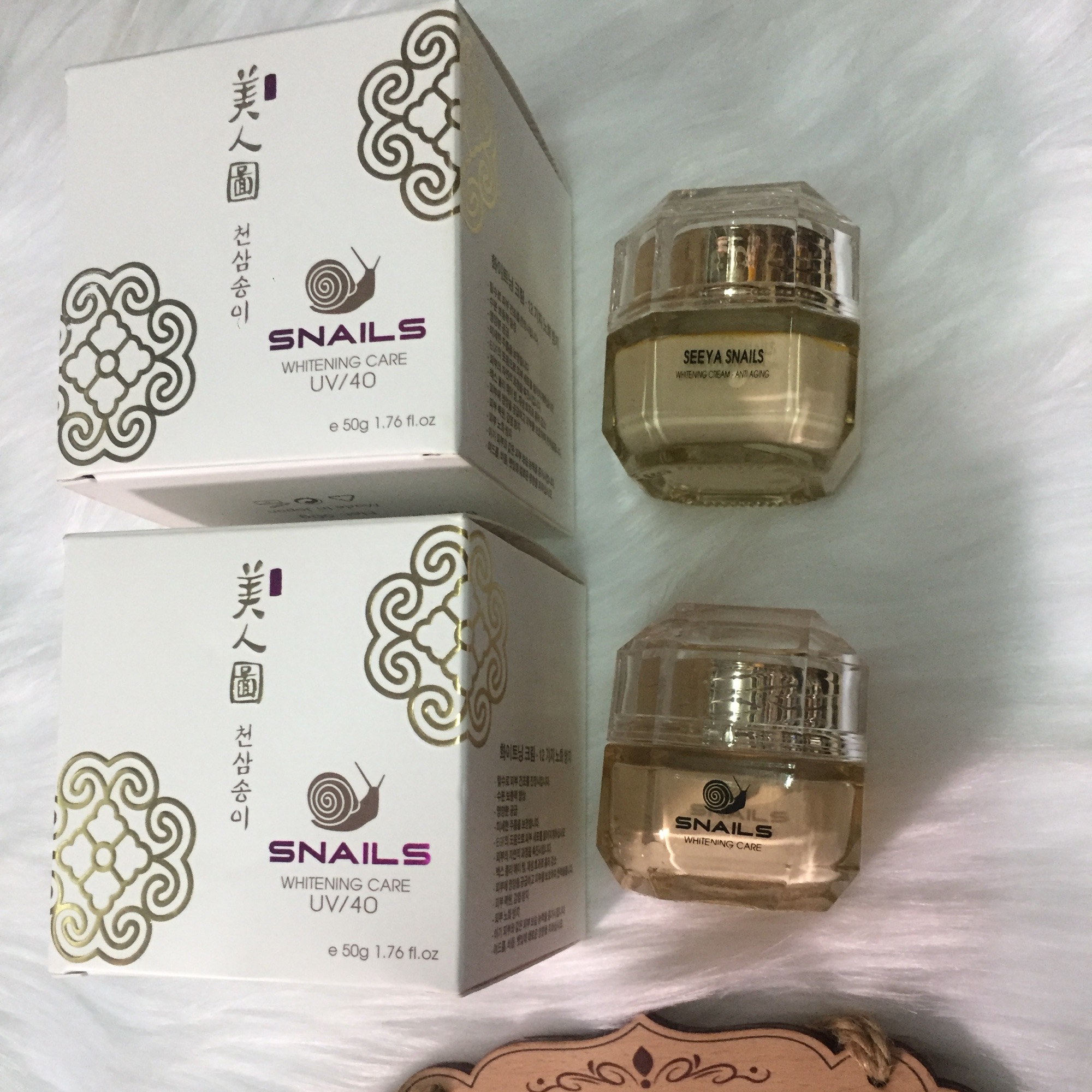 SEEYA SNAIL KEM SIÊU TRẮNG - CHỐNG LẠI 12 DẤU HIỆU LÃO HOÁ DA