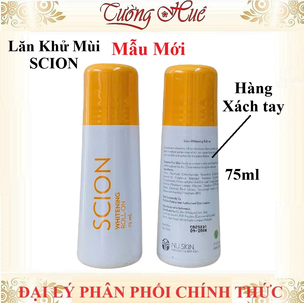 Lăn Khử Mùi Scion Pure White Roll On - 75ml