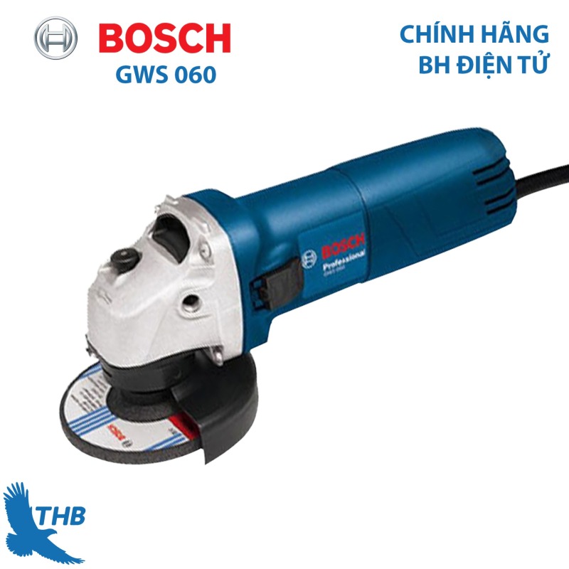 Máy mài góc giá rẻ Máy mài cầm tay Bosch GWS 060 Công suất 670W đá mài 100 - Dòng bán chạy nhất Bosch năm nay