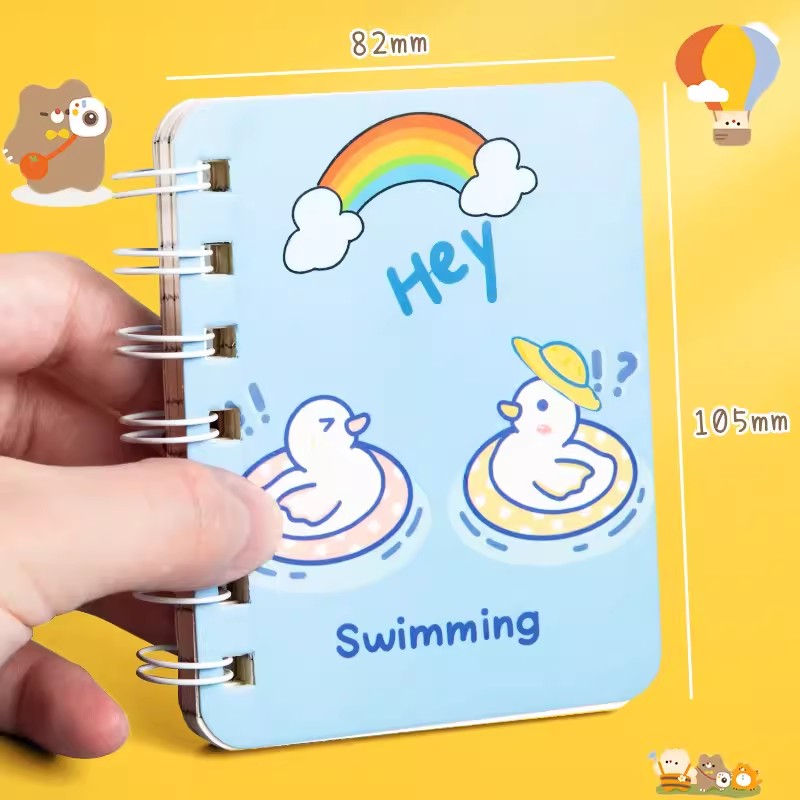 Số tay mini note book dễ thương size A7, 160 trang tiện dụng