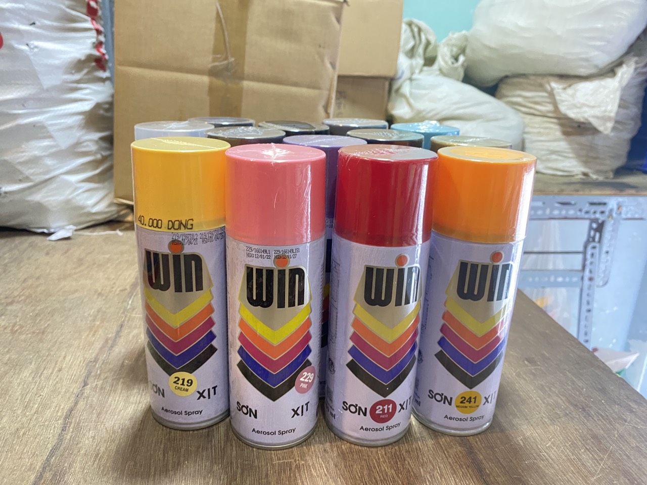 Sơn Xịt Win, Sơn Phun Xe Máy Đủ Màu 400ml