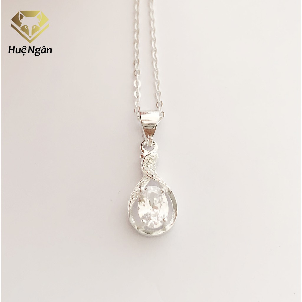Dây chuyền bạc 925 huệ ngân - giọt nước pp1702