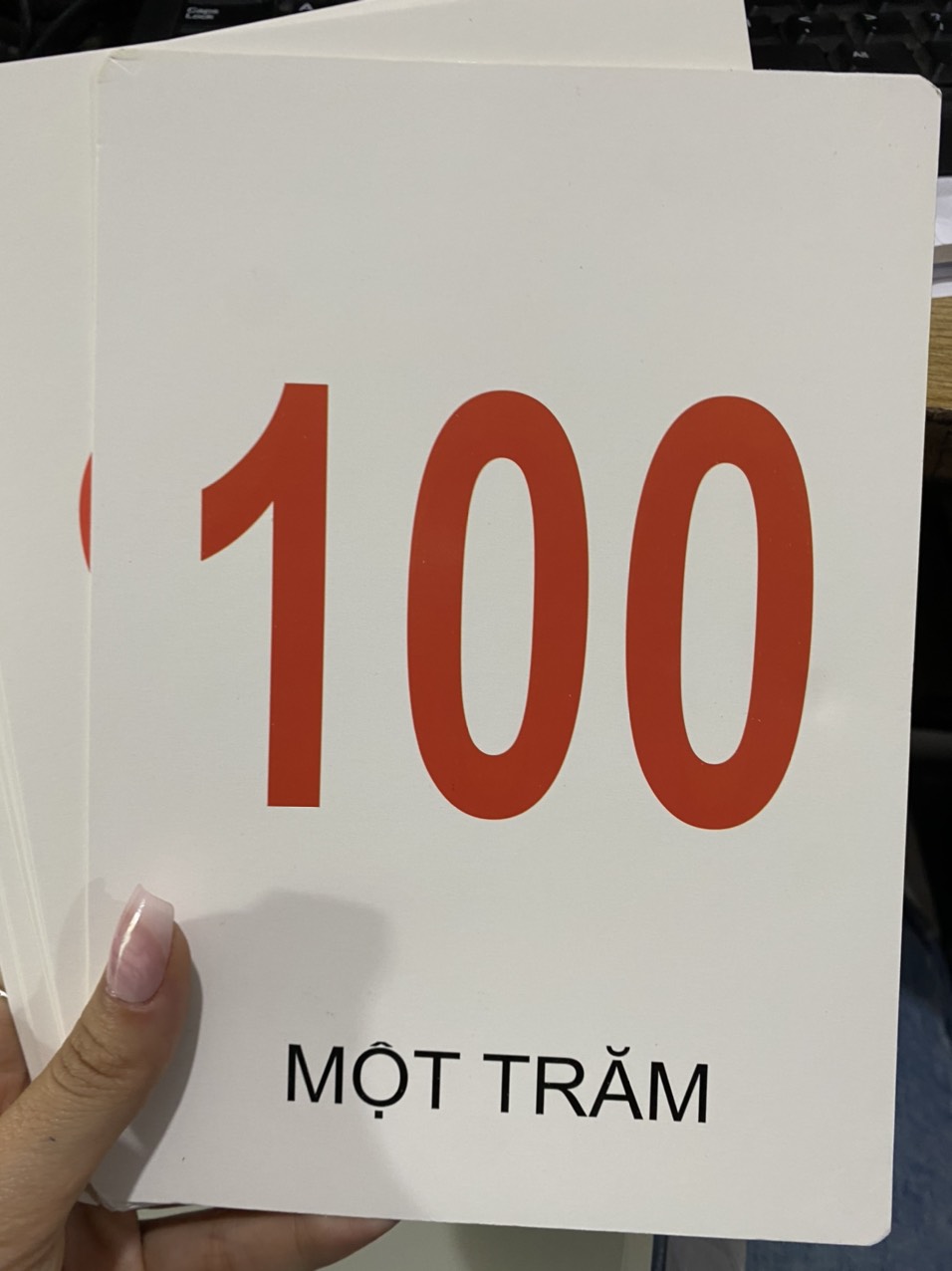 Sách - Flash card : Số đếm : Tiếng việt đầu tiên cho bé ( MCBooks )