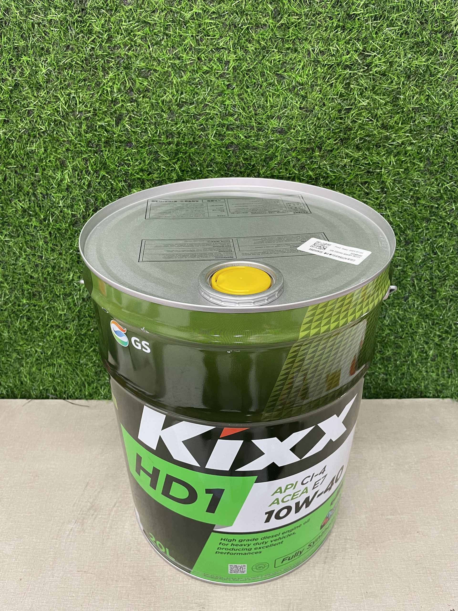 [ Hàng Chính Hãng ] Dầu Động Cơ Diesel/Xăng Kixx DX7 10W-40 API CI-4/SL (20 L) - Tổng Hợp Toàn Phần