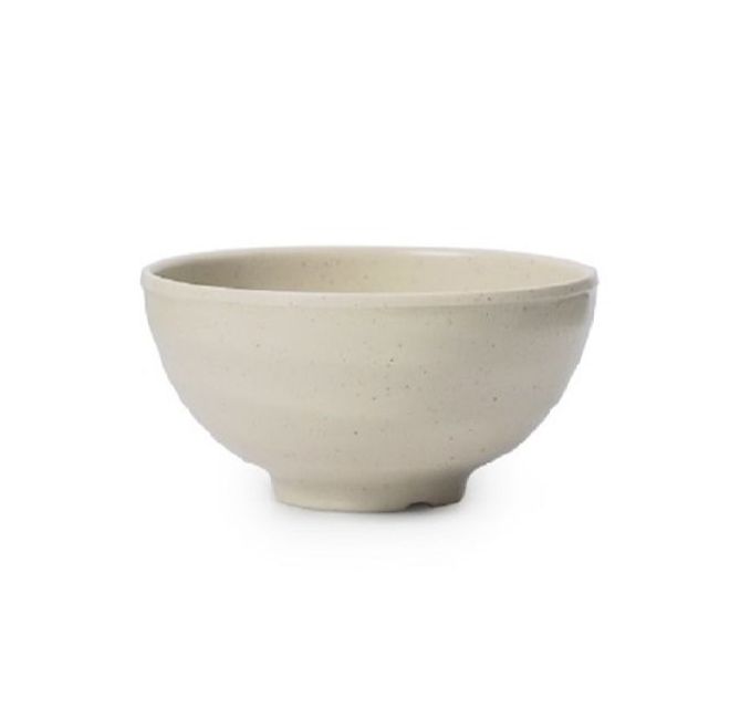 Combo 10 chén cơm CO15N nhựa melamine nhám đen (Fataco)