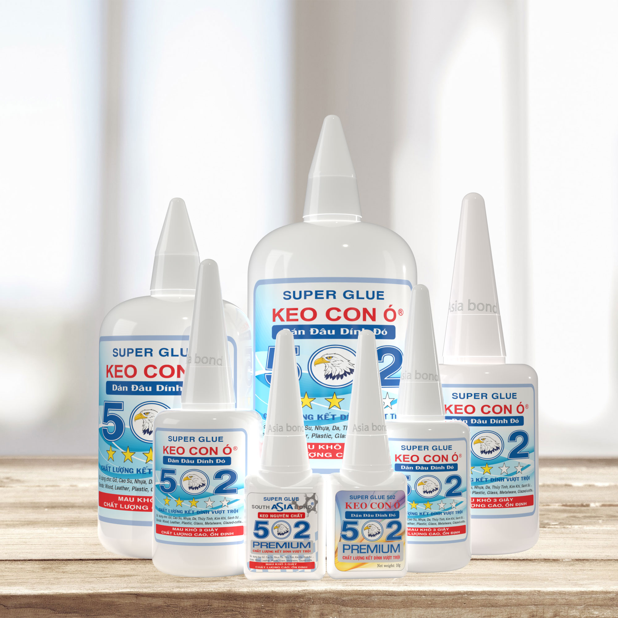 Keo 502 Asia Bond con ó nước keo đặc biệt cao cấp 500g