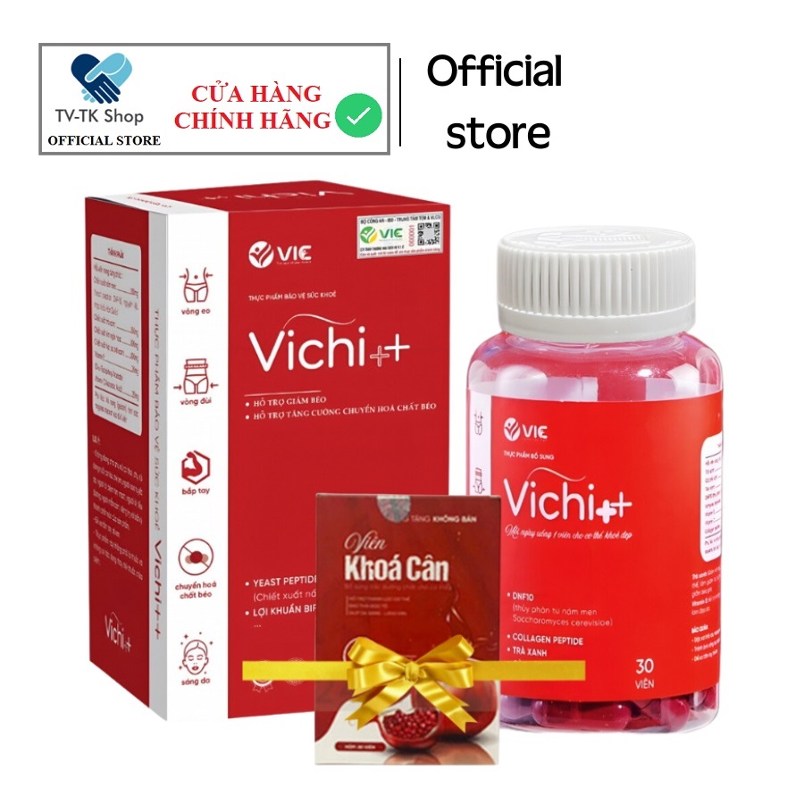 Siêu giảm cân giảm cân vichi++ vic organic giảm siêu mạnh cho cơ địa khó giảm - mẫu mới