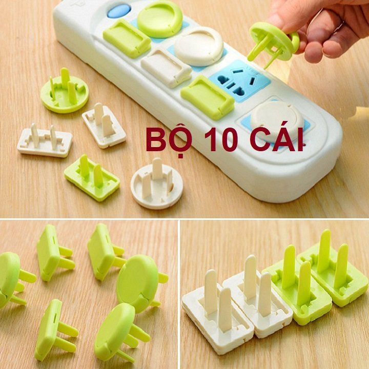 [HCM]bộ 10 nút bịt ổ điện - set 10 nút bịt ổ điện