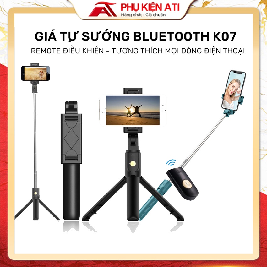 Sticks photography selfie folding compact remote Q07-long 72cm anti-shake support shooting ảnh selfie filming TikTok livestream