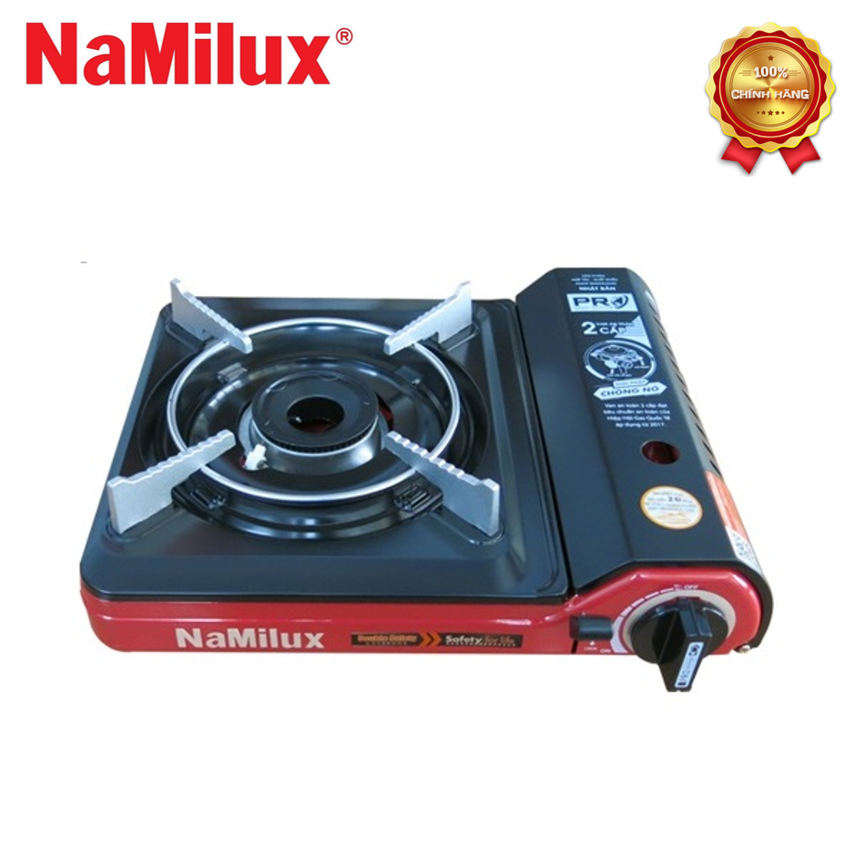 BẾP GAS MINI PRO PL2021PF NAMILUX DU LỊCH ( SỬ DỤNG CỤM VAN NGẮT GAS AN TOÀN CHỐNG NỔ - INLINE CUT )