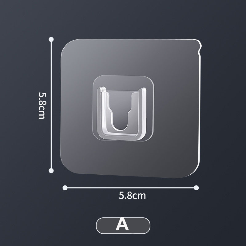 Large super-adhesive load-bearing wall hooks