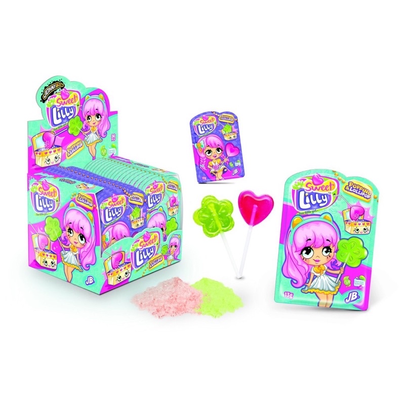 Kẹo Mút Nổ Johny Bee Sweet Lilly gói 13gr