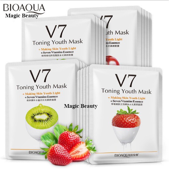 Mặt Nạ Giấy Mặt Nạ V7 Dưỡng Da Cấp Ẩm Bioaqua