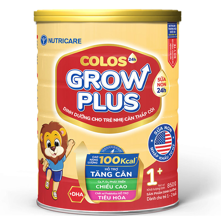 Sữa colos grow plus 1+ 850g
