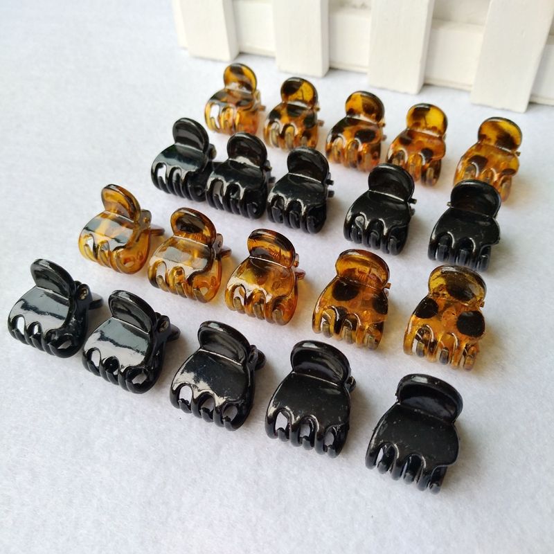BỘ 12 CÁI GẤP TÓC MINI VÀNG ĐEN, BỘ GẤP TÓC MÁI CHO