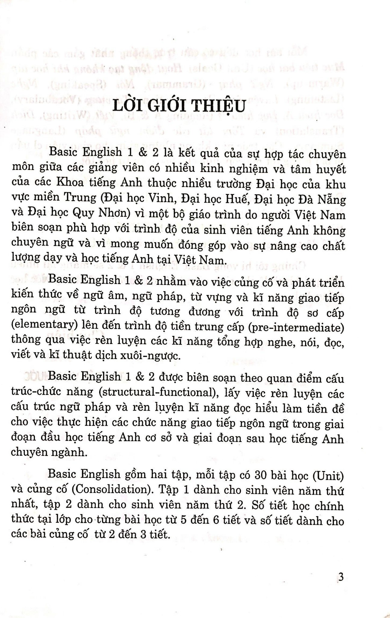 Tiếng Anh Cơ sở Tập 2