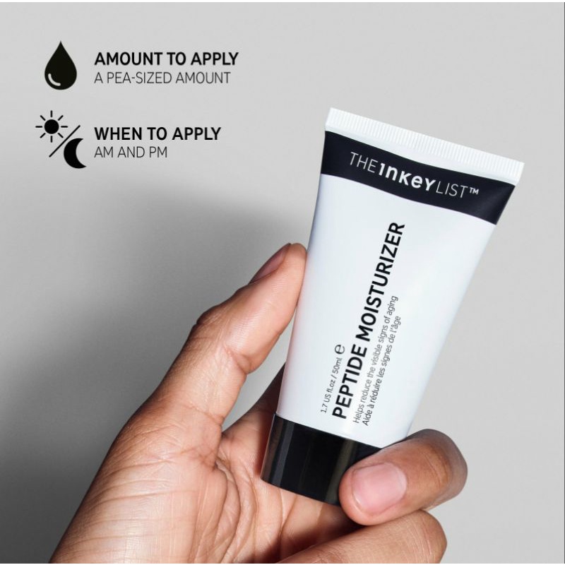 Kem dưỡng ẩm The INKEY LIST Peptide Moisturizer 50ml