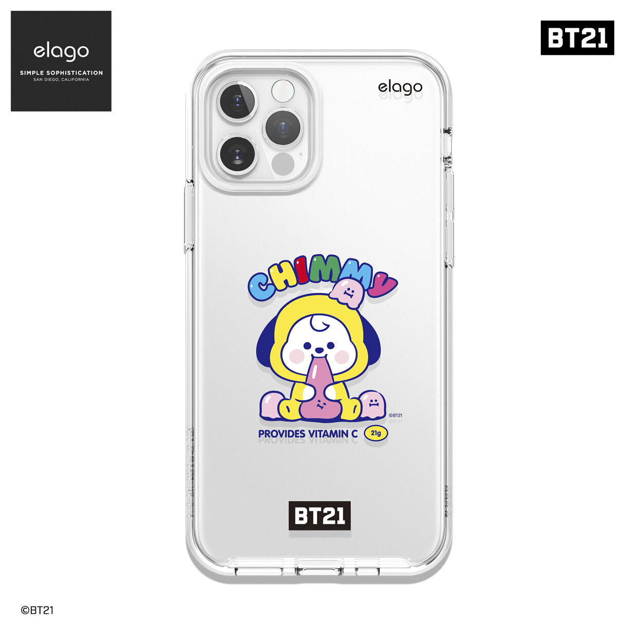 Ốp iPhone 12 6.1 inch Elago LINE FRIENDS Collaboration BT21