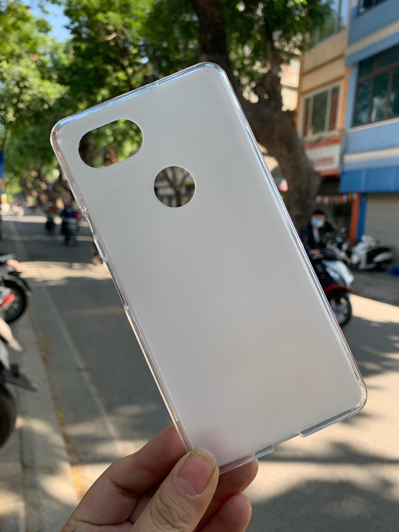 Ốp silicon cho điện thoại Google Pixel 2XL