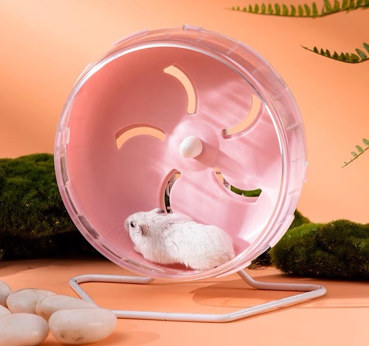 Wheel silent 21cm dành cho hamster bear . sóc, nhím, hamster,... - T3 PETS SHOP