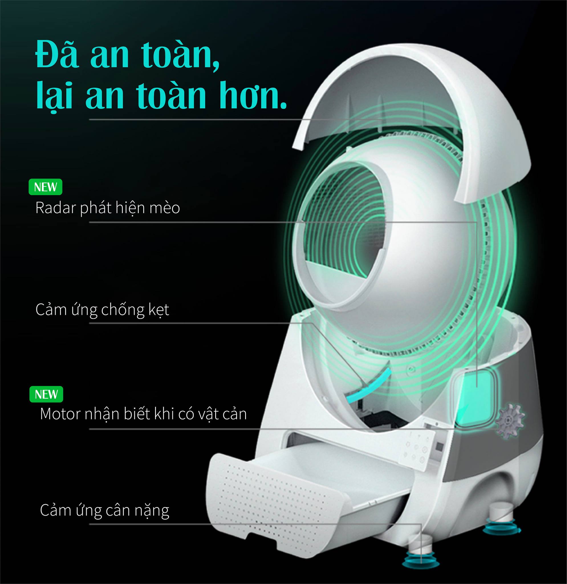 Máy dọn phân mèo tự động CATLINK